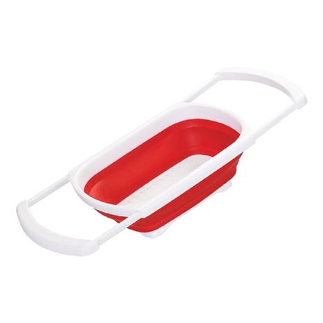 Escorredor Retrátil Silicone Alimentos Legumes Vermelho - Art house é boa?