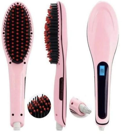 Escova Alisadora Cabelo Mágica Chapinha Elétrica Fast Hair - Fast Hair Straightener é ruim? Escova Alisadora Cabelo Mágica Chapinha Elétrica Fast Hair - Fast Hair Straightener é boa?