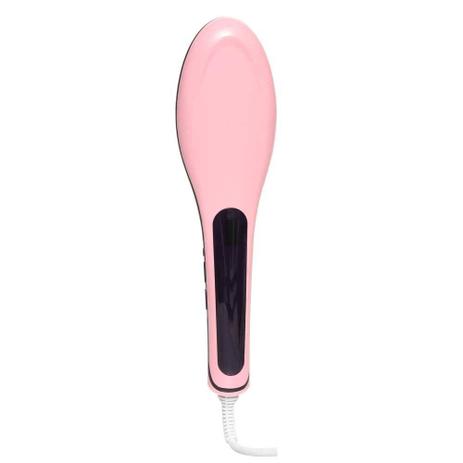Escova Alisadora para Cabelo Amigo Rosa Menor preço em Escova Alisadora para Cabelo Amigo Rosa