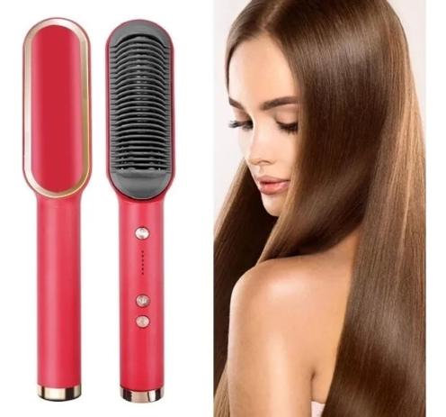 Escova Alisadora Profissional de Cabelo Pente Elétrico Straight FH909 Menor preço em Escova Alisadora Profissional de Cabelo Pente Elétrico Straight FH909