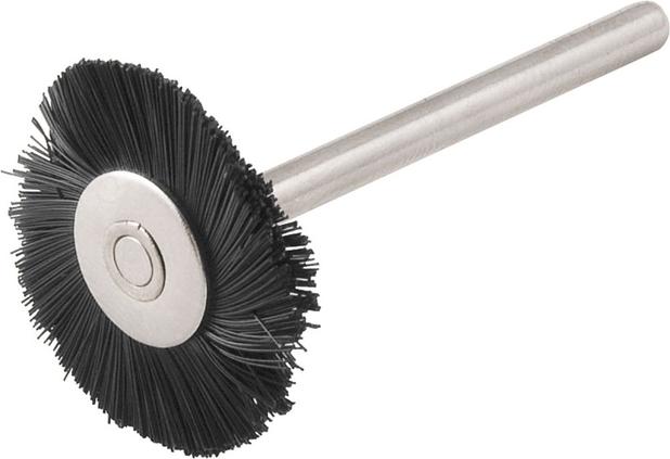 Escova circular 20mm nylon com haste para microrretífica - Vonder Menor preço em Escova circular 20mm nylon com haste para microrretífica - Vonder