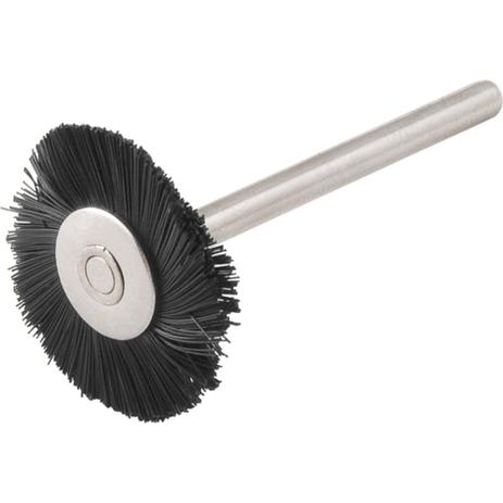 Escova circular com haste para microrretífica em nylon 20 mm - Vonder Menor preço em Escova circular com haste para microrretífica em nylon 20 mm - Vonder