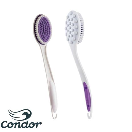 Escova De Banho Condor Cabo Longo Anatômico Com Massageador Para Lavar Costas Menor preço em Escova De Banho Condor Cabo Longo Anatômico Com Massageador Para Lavar Costas