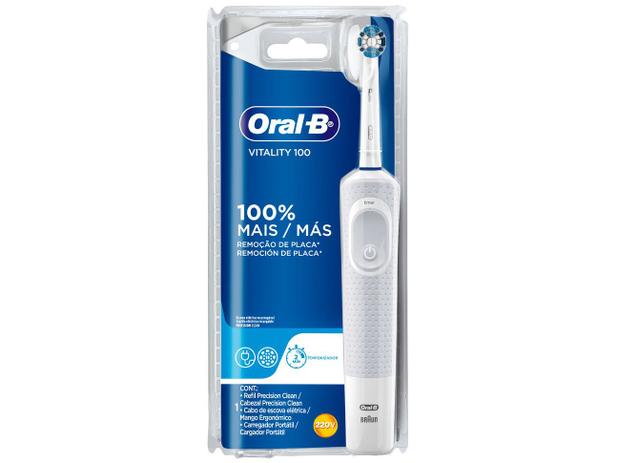 Escova de Dente Elétrica Recarregável Oral-B - Vitality 100 Precision Clean
