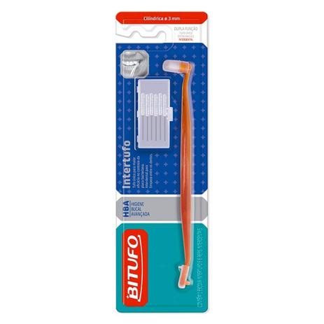 Escova Dental Bitufo Intertufo Cilindrica 3mm Menor preço em Escova Dental Bitufo Intertufo Cilindrica 3mm