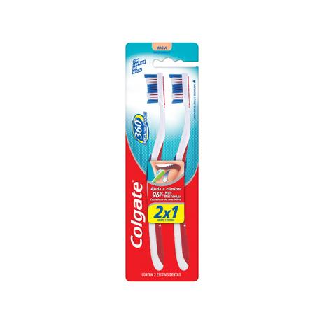 Escova Dental Colgate 360º Luminous White Advanced 2 unid