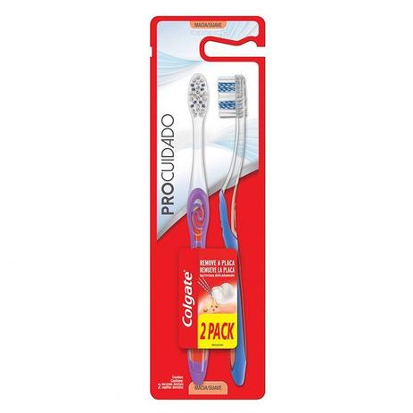 Escova Dental Colgate Pro Cuidado Com 2 Unidades Menor preço em Escova Dental Colgate Pro Cuidado Com 2 Unidades