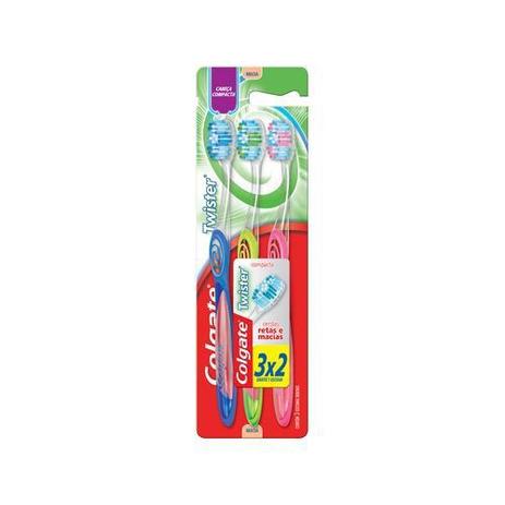 Escova Dental Colgate Twister Ultra Completo 3 Unidades Menor preço em Escova Dental Colgate Twister Ultra Completo 3 Unidades