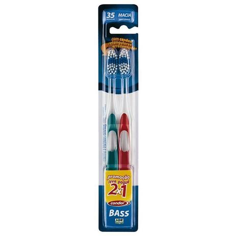 Escova Dental Condor Bass Leve 2 Pague 1 Menor preço em Escova Dental Condor Bass Leve 2 Pague 1
