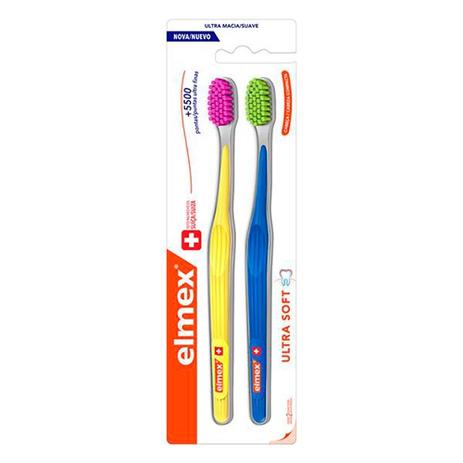 Escova Dental Elmex Ultra Soft 2 Unidades Menor preço em Escova Dental Elmex Ultra Soft 2 Unidades