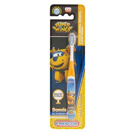 Escova Dental Frescor Infantil Super Wings Donnie Menor preço em Escova Dental Frescor Infantil Super Wings Donnie