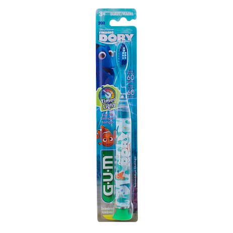 Escova Dental Gum Disney Dory Timer Light - Exeltis Menor preço em Escova Dental Gum Disney Dory Timer Light - Exeltis