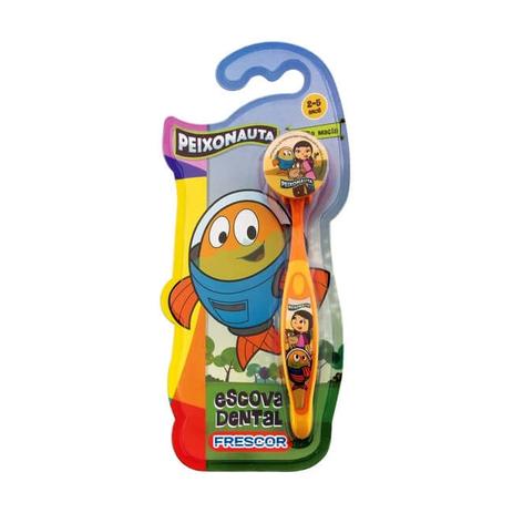 Escova Dental Infantil Com Capa Peixonauta 12 unidades - Frescor Menor preço em Escova Dental Infantil Com Capa Peixonauta 12 unidades - Frescor