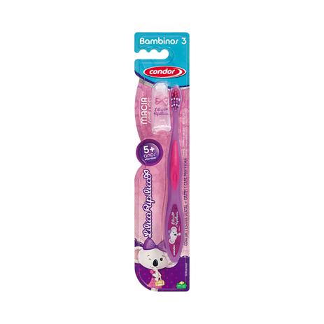 Escova dental infantil condor lilica ripilica macia (+5 anos) - 3170-0 Menor preço em Escova dental infantil condor lilica ripilica macia (+5 anos) - 3170-0