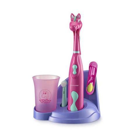 Escova Dental Infantil Elétrica Premium Pônei - Multikids Menor preço em Escova Dental Infantil Elétrica Premium Pônei - Multikids