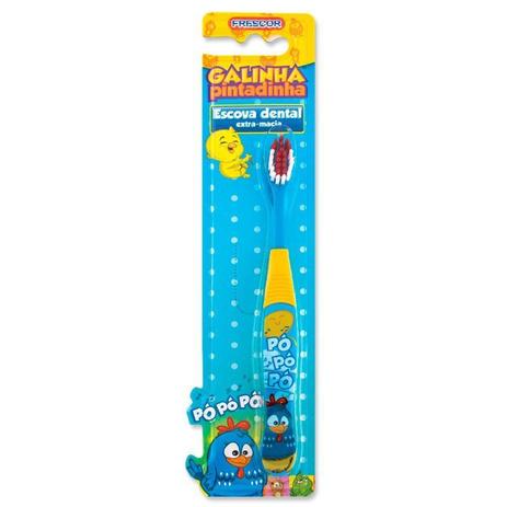 Escova Dental Infantil Frescor Galinha Pintadinha 2 A 5 Anos Menor preço em Escova Dental Infantil Frescor Galinha Pintadinha 2 A 5 Anos