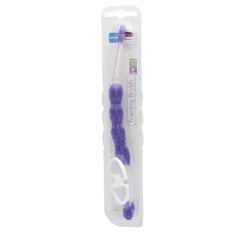 Escova Dental Infantil MAM Training Brush Menina Lilás 6+ Menor preço em Escova Dental Infantil MAM Training Brush Menina Lilás 6+