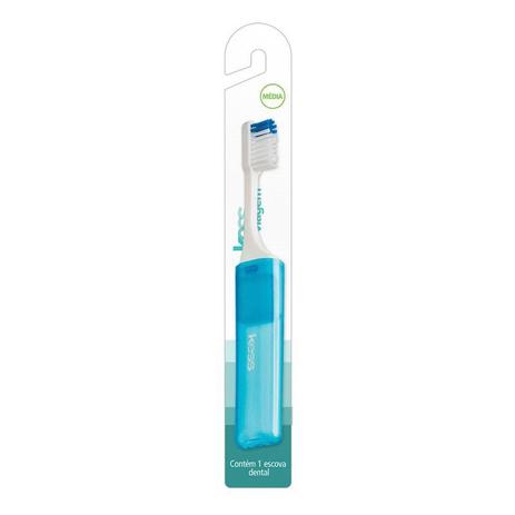 Escova Dental Kess Pro Viagem - 2563 Menor preço em Escova Dental Kess Pro Viagem - 2563