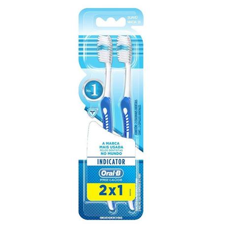 Escova Dental Oral B 3D Indicator Plus N 35 - Leve 2 Pague 1 Menor preço em Escova Dental Oral B 3D Indicator Plus N 35 - Leve 2 Pague 1