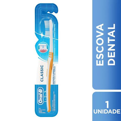 Escova Dental Oral-B Classic Macia 40 - Oral b Menor preço em Escova Dental Oral-B Classic Macia 40 - Oral b