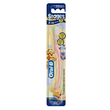 Escova Dental Oral B Stages 1-2 Infantil Menor preço em Escova Dental Oral B Stages 1-2 Infantil