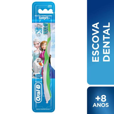 Escova Dental Oral-B Stages 4 anos Frozen Menor preço em Escova Dental Oral-B Stages 4 anos Frozen