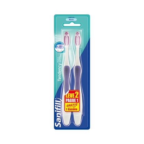 Escova dental sanifill tendency - macia leve 2 pague 1 Menor preço em Escova dental sanifill tendency - macia leve 2 pague 1