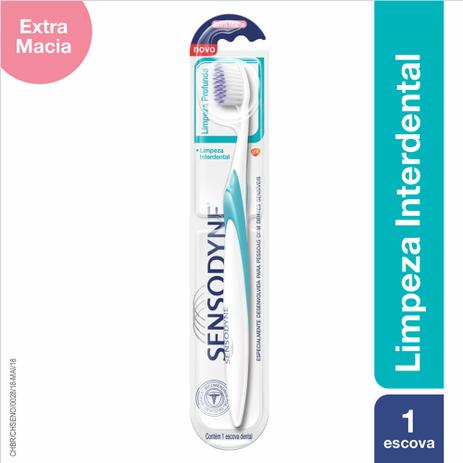Escova Dental Sensodyne Limpeza Profunda Menor preço em Escova Dental Sensodyne Limpeza Profunda
