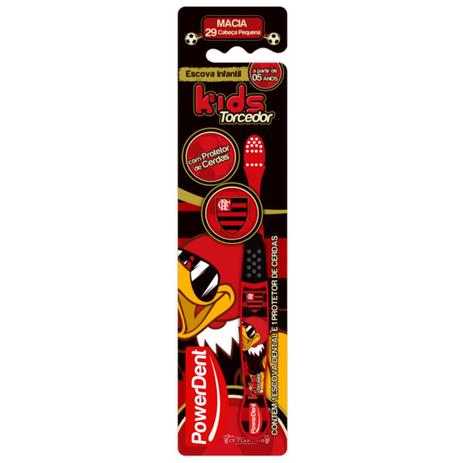 Escova dental torcedor flamengo kids powerdent Menor preço em Escova dental torcedor flamengo kids powerdent