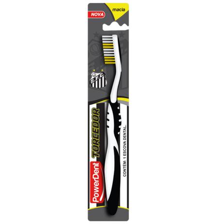 Escova dental torcedor santos powerdent Menor preço em Escova dental torcedor santos powerdent