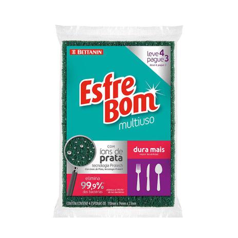 Escova Esfrebom multiuso Leve 4 Pague 3 4544 Bettanin Menor preço em Escova Esfrebom multiuso Leve 4 Pague 3 4544 Bettanin
