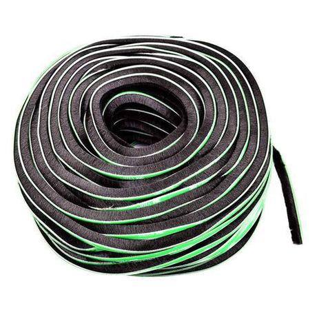 Escova Fita Adesiva Veda Fresta Preta 5X7 Mm - Pacote 10 Mt - Isilegel / Sealthc Menor preço em Escova Fita Adesiva Veda Fresta Preta 5X7 Mm - Pacote 10 Mt - Isilegel / Sealthc