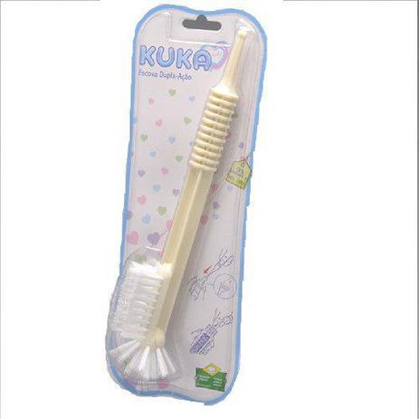 Escova mamadeira kuka branco Menor preço em Escova mamadeira kuka branco