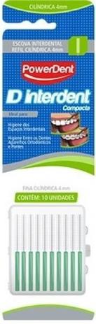 Escova Powerdent Interdental Cilindrica Fina 4 mm Verde - Power dent Menor preço em Escova Powerdent Interdental Cilindrica Fina 4 mm Verde - Power dent