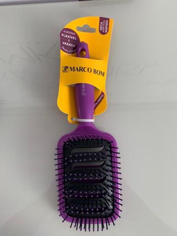 Escova raquete para pentear cabelos cacheados sem arrebentar - Marco Boni