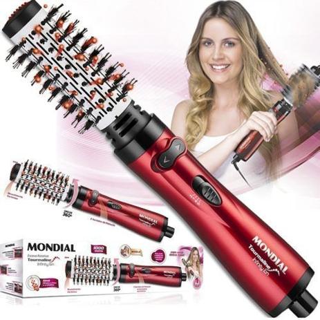 Escova Rotativa Mondial Tourmaline Infinity Ion Giratória 220v Menor preço em Escova Rotativa Mondial Tourmaline Infinity Ion Giratória 220v