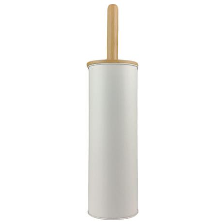 Escova Sanitária com Cabo de Bambu e Suporte em Aço Inox Branco para Banheiro Lavabo Higiênica 38cm - Wincy Menor preço em Escova Sanitária com Cabo de Bambu e Suporte em Aço Inox Branco para Banheiro Lavabo Higiênica 38cm - Wincy