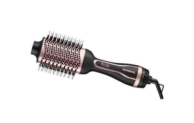 Escova Secadora Mondial Grey Rosé 1300W ES-11-BI Bivolt Menor preço em Escova Secadora Mondial Grey Rosé 1300W ES-11-BI Bivolt