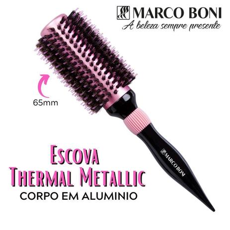 Escova Tração Profissional Cerdas Duplas Marco Boni Térmica 66mm Corpo Aluminio Salão é ruim? Escova Tração Profissional Cerdas Duplas Marco Boni Térmica 66mm Corpo Aluminio Salão é boa?