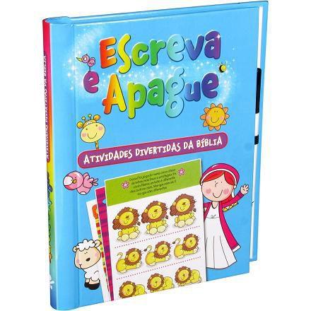 Escreva e apague - atividades divertidas da bíblia infantil para crianças ilustrada - Armazem Menor preço em Escreva e apague - atividades divertidas da bíblia infantil para crianças ilustrada - Armazem