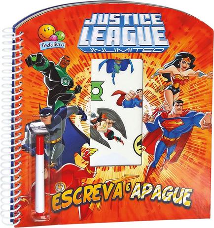 Escreva e apague licenciados: Justice League unlimited Menor preço em Escreva e apague licenciados: Justice League unlimited