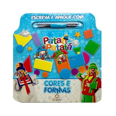 Escreve e Apaga Patati Patata - Cores e Formas - Livro Menor preço em Escreve e Apaga Patati Patata - Cores e Formas - Livro