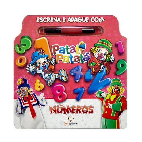 Escreve e Apaga Patati Patata - Números - Livro Menor preço em Escreve e Apaga Patati Patata - Números - Livro