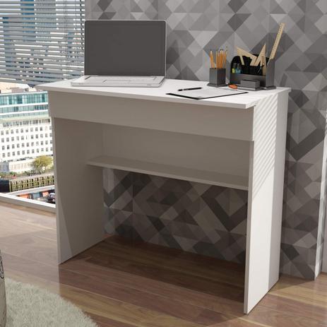 Menor preço em Escrivaninha 1 Gaveta BHO 21 Office BRV Móveis Branco