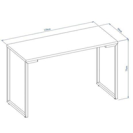 Escrivaninha 120cm Porto Espresso Móveis