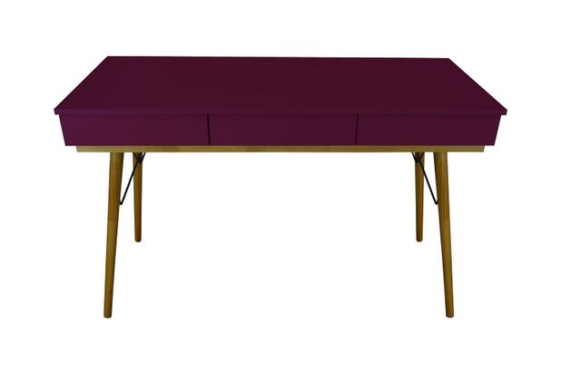 Escrivaninha Aparador Mesa Retrô Pés Palito Madeira MDF - Móveis Bolzan Menor preço em Escrivaninha Aparador Mesa Retrô Pés Palito Madeira MDF - Móveis Bolzan