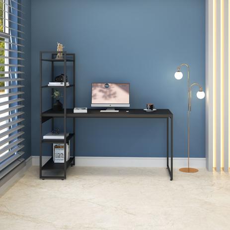 Escrivaninha com Estante Alta 4 Prateleiras 1,50m Dynamica - Compace é boa?