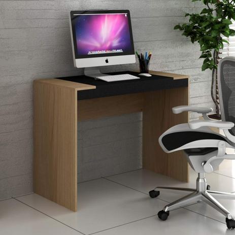 Escrivaninha HO-2901 Home Office Hecol Móveis Avelã TX/Ônix TX Menor preço em Escrivaninha HO-2901 Home Office Hecol Móveis Avelã TX/Ônix TX