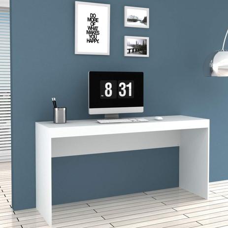 Menor preço em Escrivaninha HO-2902 Home Office Hecol Móveis Branco TX/Branco TX