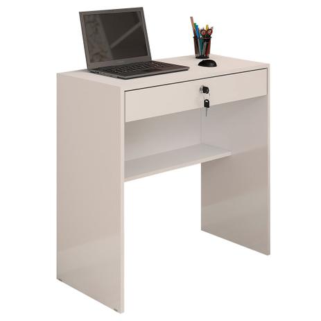 Escrivaninha Mesa para Computador Andorinha 1 Gaveta Branca JCM Movelaria Menor preço em Escrivaninha Mesa para Computador Andorinha 1 Gaveta Branca JCM Movelaria